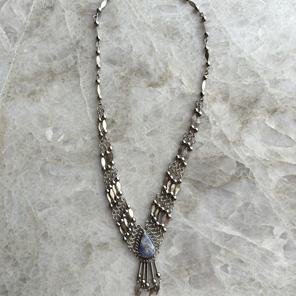 Stunning silver choker style necklace. Perfect accent piece for any outfit! - Picture 11 of 11